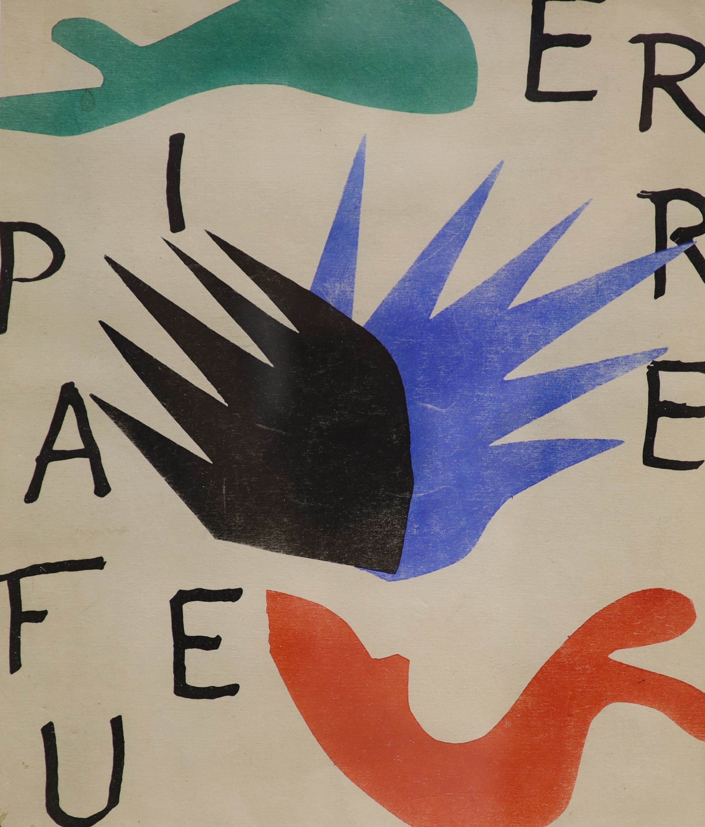 Henry Matisse (1869-1954), ‘Pierre A Feu’, pochoir printed by Jacomet 1947, limited edition 950, 23.5 x 20cm